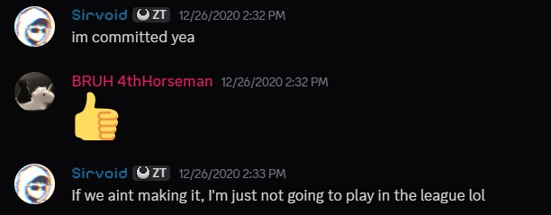 Sirvoid commits to join bruh and says he wouldn't play in league otherwise.