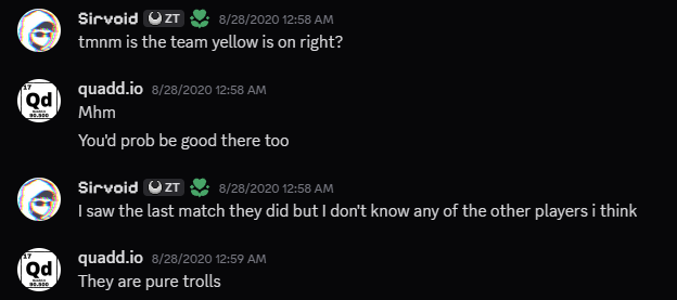 Sirvoid wondering about tmnm.