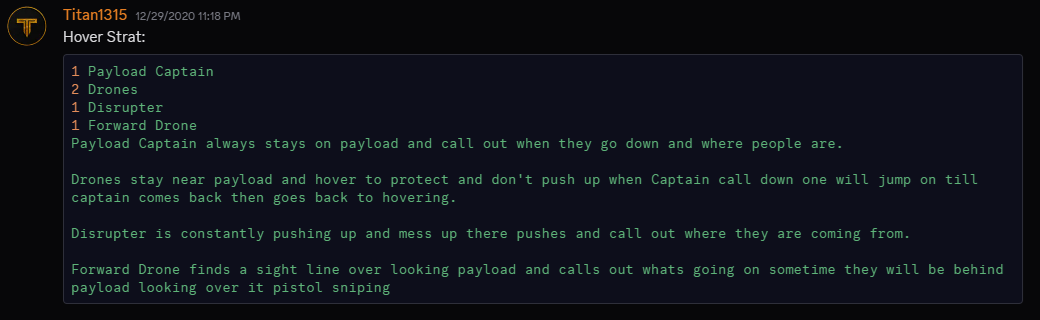 Titan's simple payload strategy.
